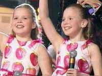 9-летние победительницы детского Евровидения сестры-близнецы Маша и Настя Толмачевы из Курска